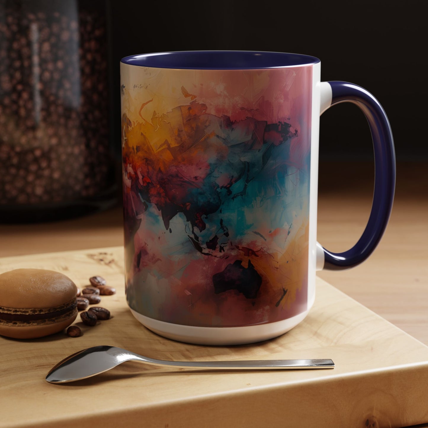 Worlds Within | Abstract Map Mug