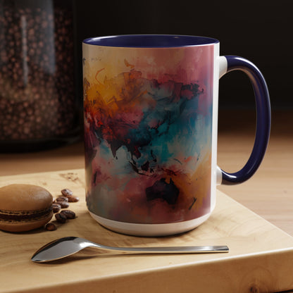 Worlds Within | Abstract Map Mug