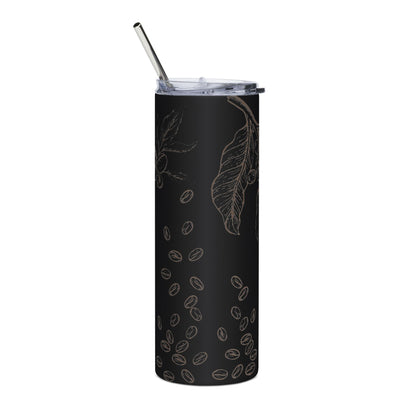 Coffee Leaf Stainless Tumbler, 20oz