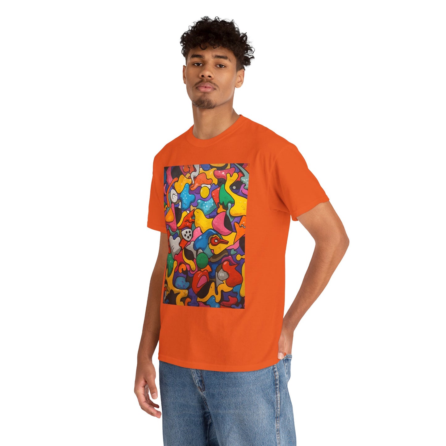 Vibrant Chaos | Abstract Art Tee (Essential Edition)