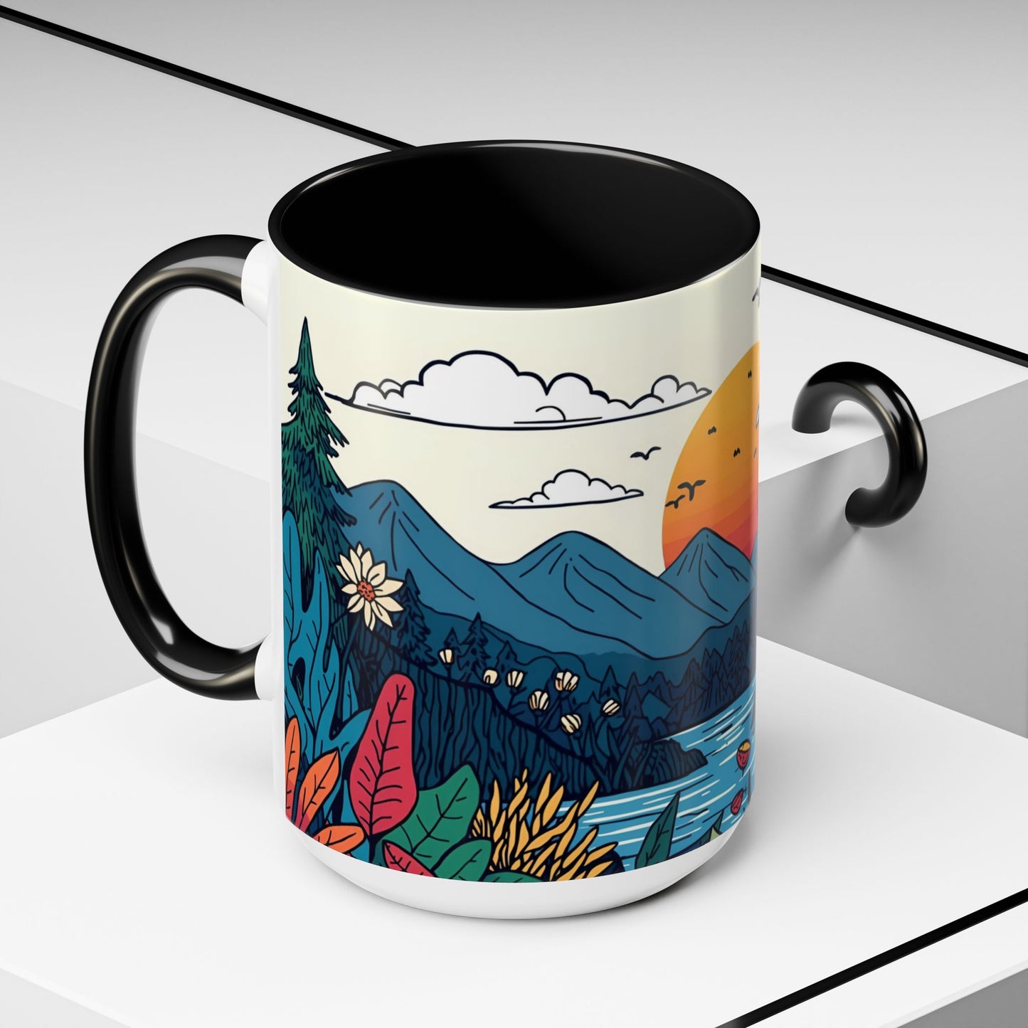 Golden Horizon | Nature Art Mug