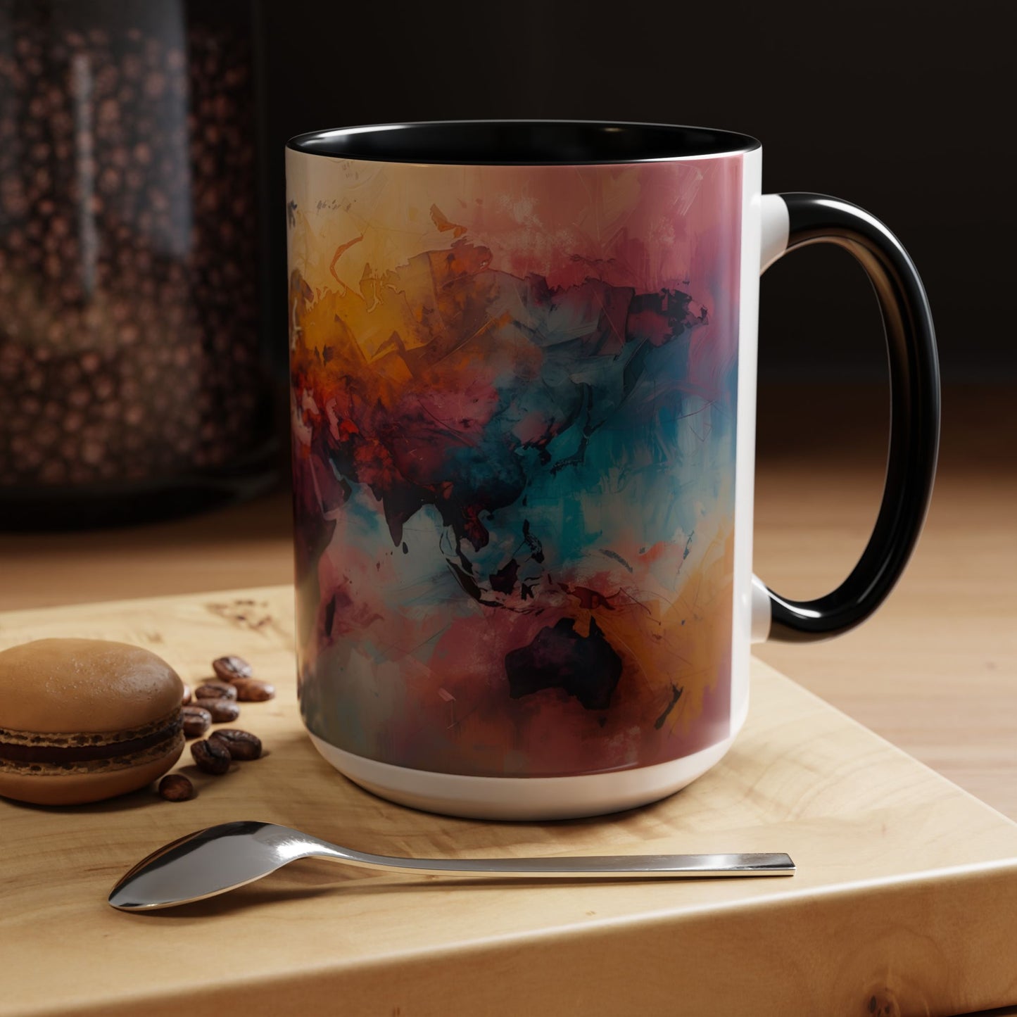 Worlds Within | Abstract Map Mug