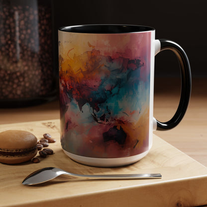 Worlds Within | Abstract Map Mug