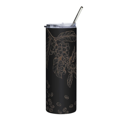 Coffee Leaf Stainless Tumbler, 20oz