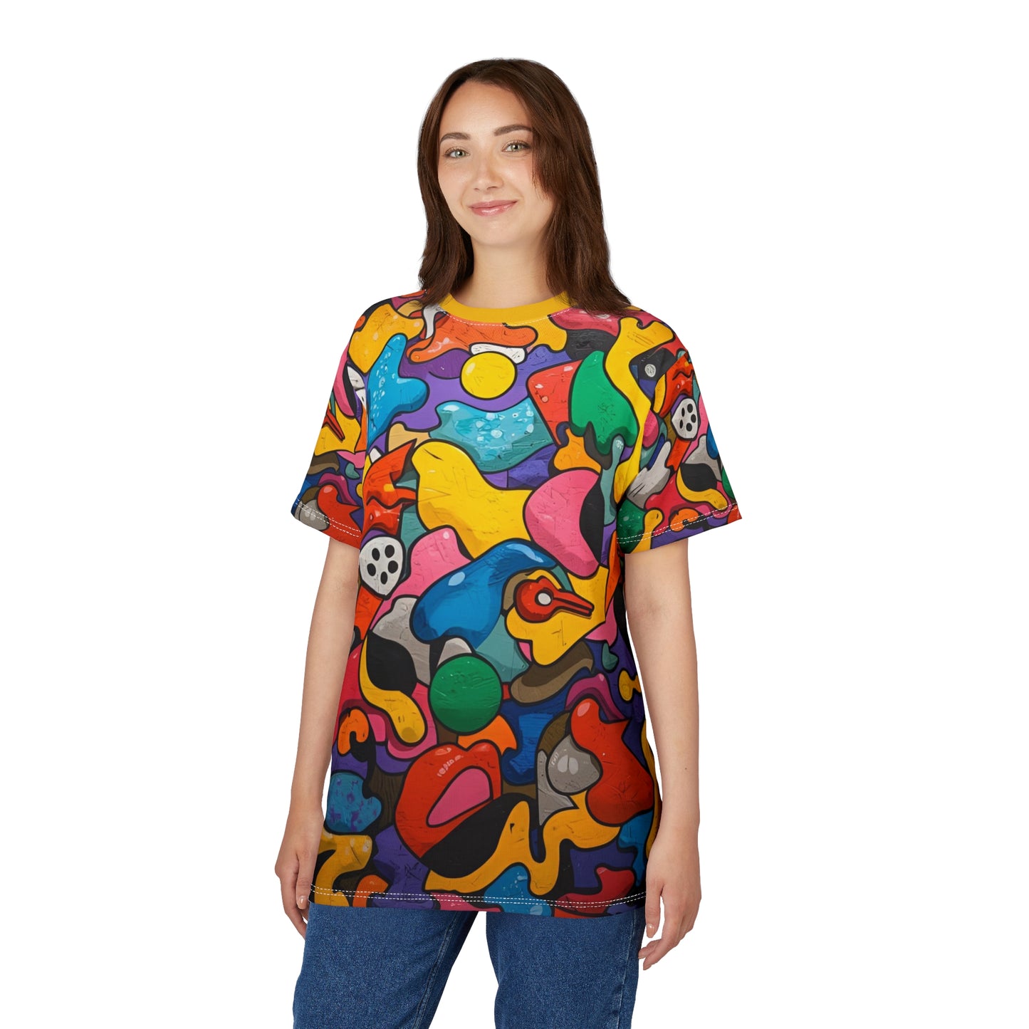 Vibrant Chaos | Abstract Art Tee