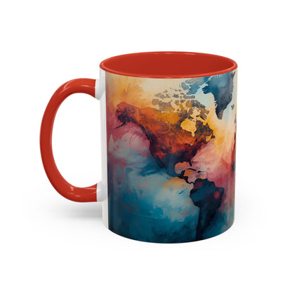 Worlds Within | Abstract Map Mug