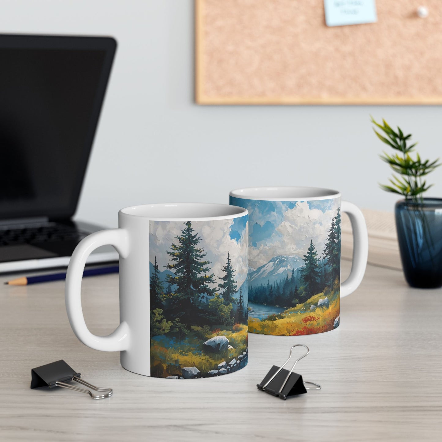 Alpine Tranquility | Nature Art Mug
