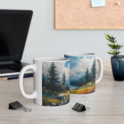 Alpine Tranquility | Nature Art Mug