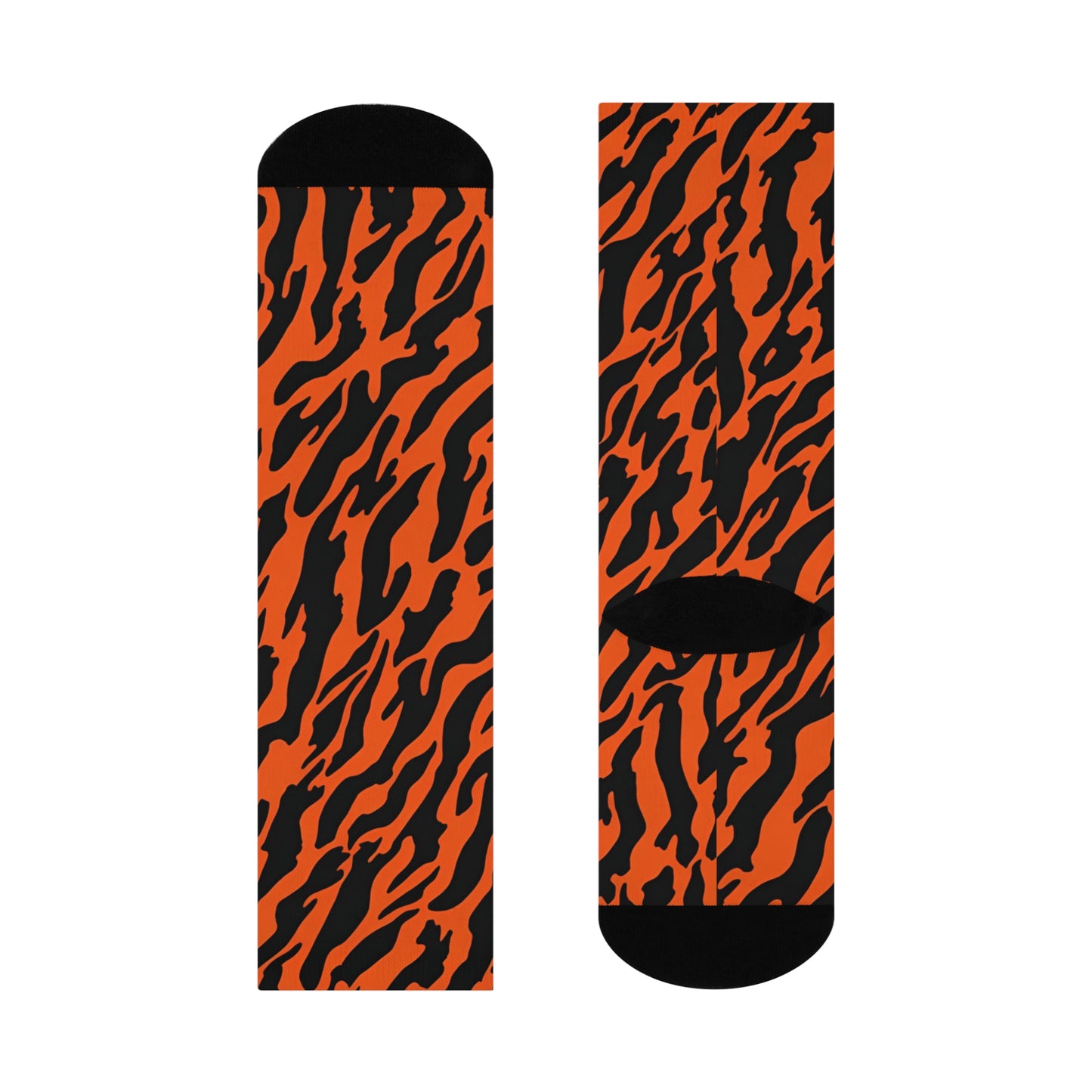 Tiger Ember Crew Socks