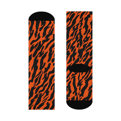 Tiger Ember Crew Socks