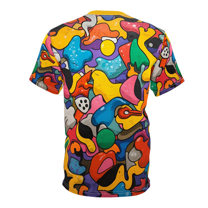 Vibrant Chaos | Abstract Art Tee