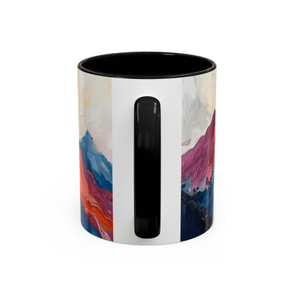 Vibrant Peaks | Modern Abstract Mug