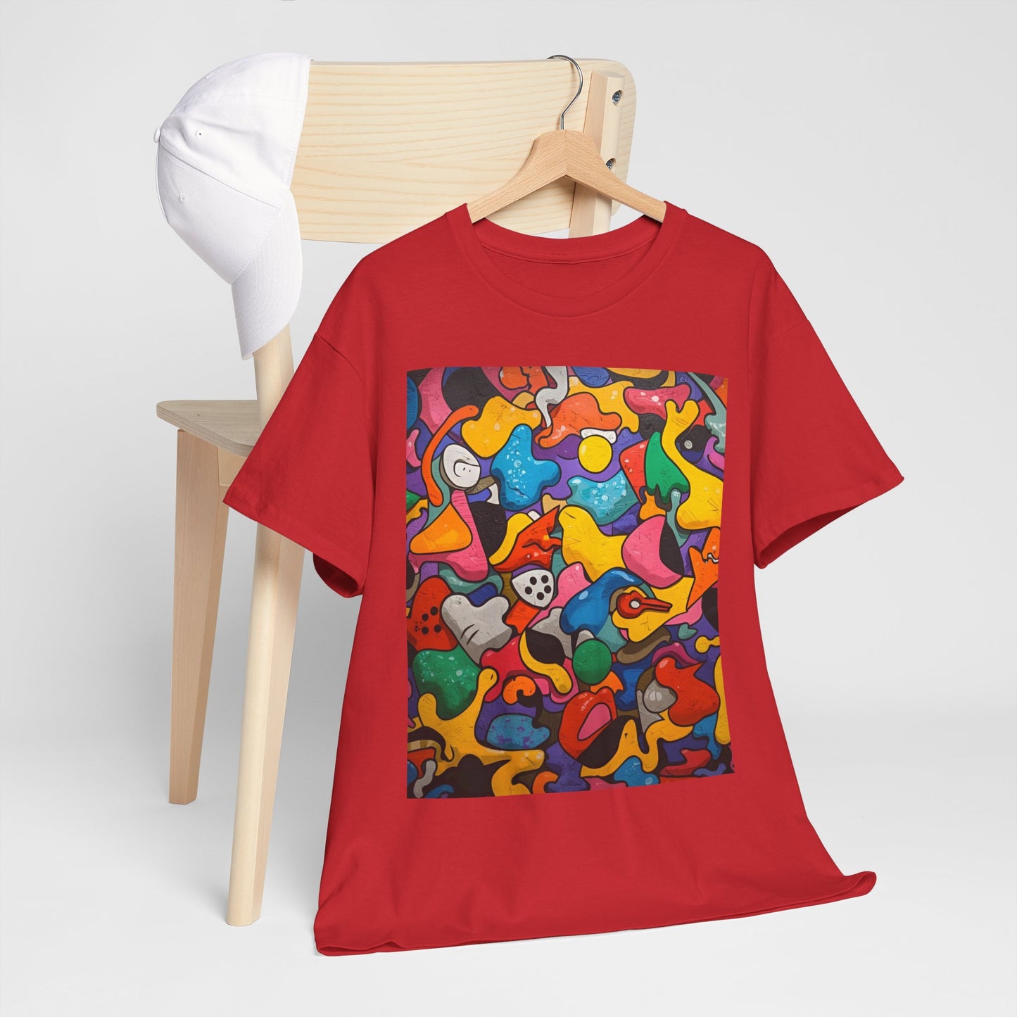 Vibrant Chaos | Abstract Art Tee (Essential Edition)