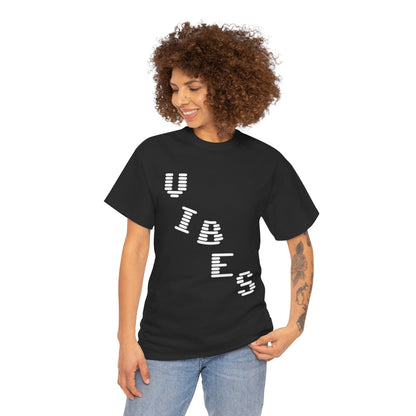 ‘VIBES’ Graphic Unisex Cotton Tee — Trendy Streetwear