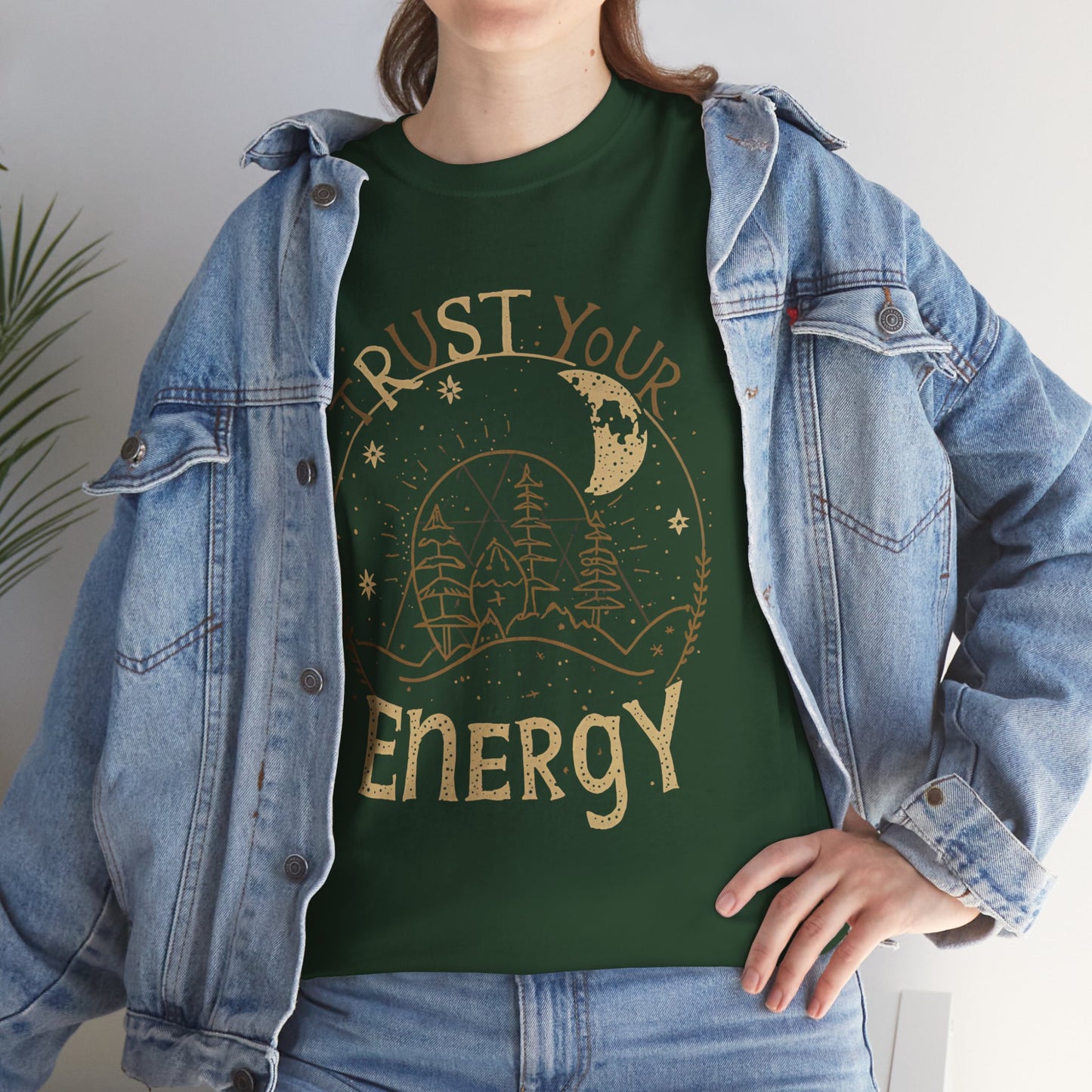 Trust Your Energy Women's Tee | Minimal Line Art