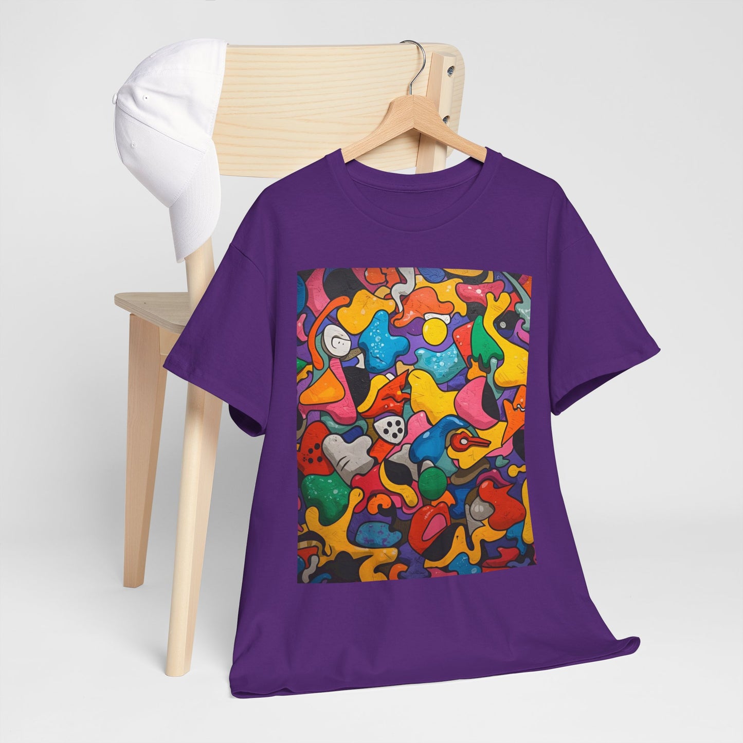 Vibrant Chaos | Abstract Art Tee (Essential Edition)
