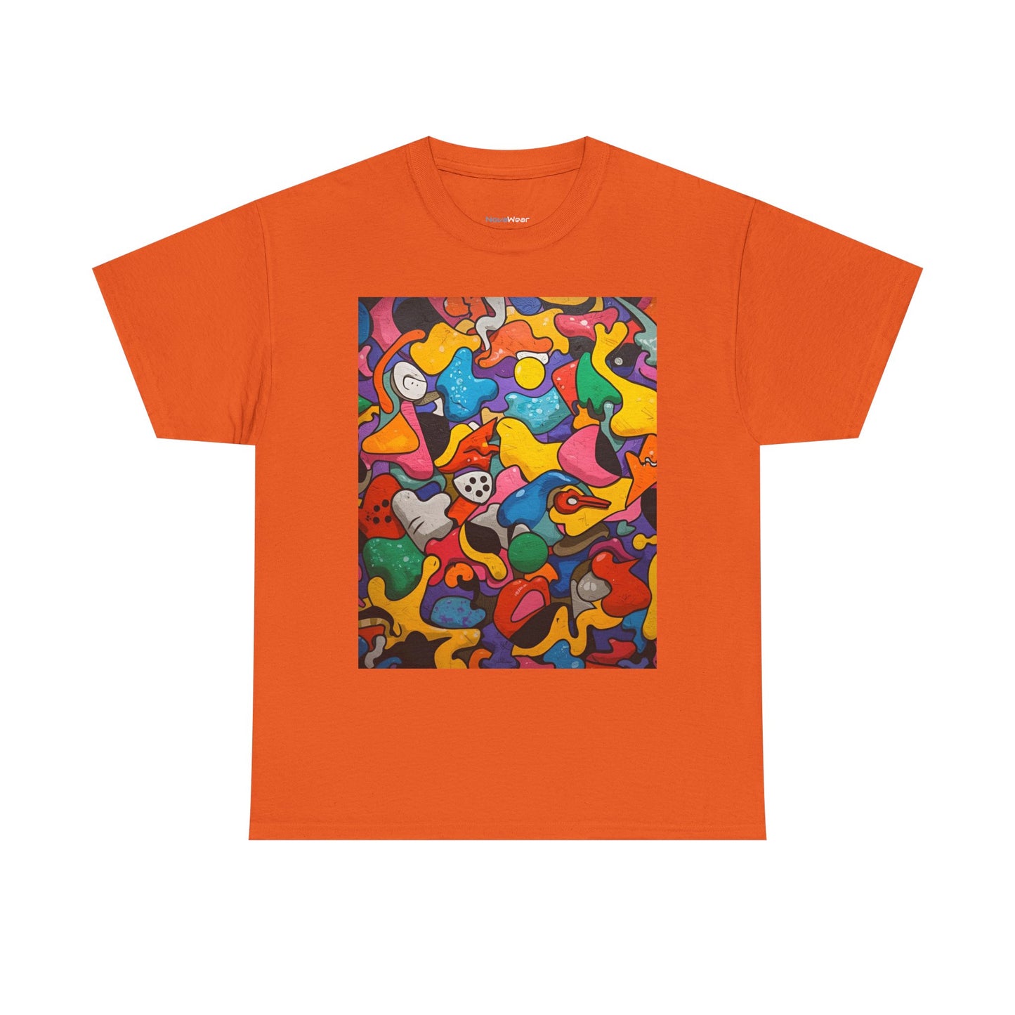 Vibrant Chaos | Abstract Art Tee (Essential Edition)