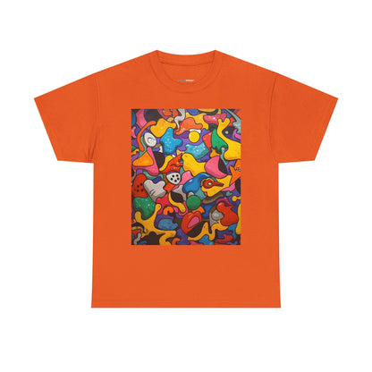 Vibrant Chaos | Abstract Art Tee (Essential Edition)