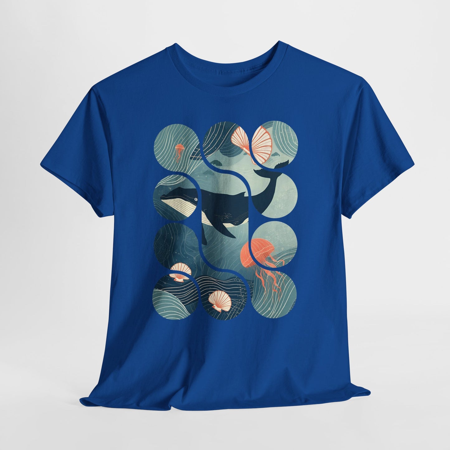 Ocean Harmony Tee – Minimal Marine Life