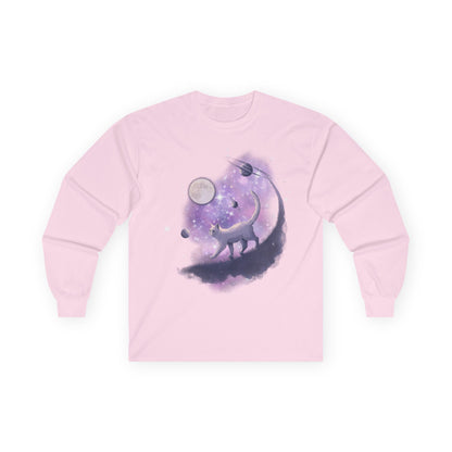 Celestial Cat Long Sleeve Tee – Cosmic Art