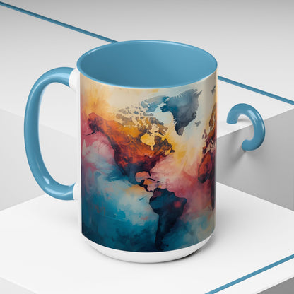 Worlds Within | Abstract Map Mug