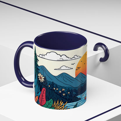 Golden Horizon | Nature Art Mug