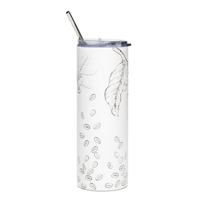 Coffee Leaf Stainless Tumbler, 20oz