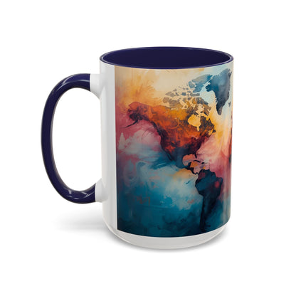 Worlds Within | Abstract Map Mug