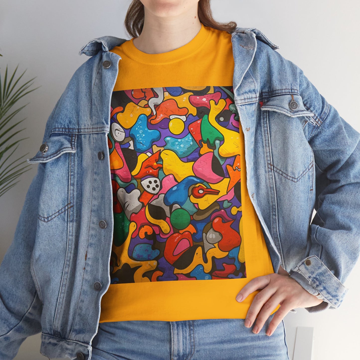 Vibrant Chaos | Abstract Art Tee (Essential Edition)