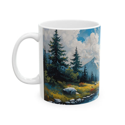 Alpine Tranquility | Nature Art Mug
