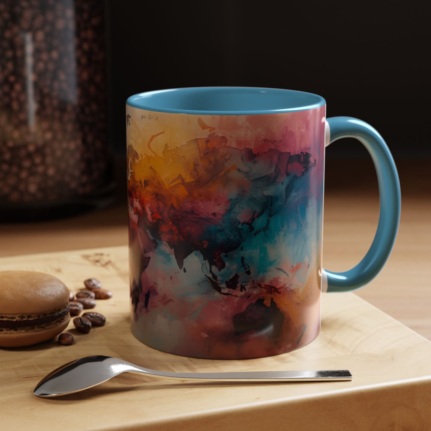 Worlds Within | Abstract Map Mug