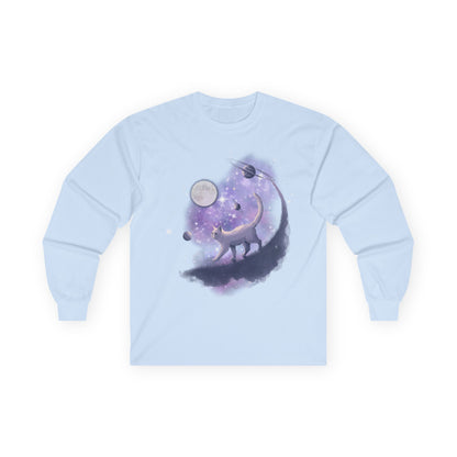 Celestial Cat Long Sleeve Tee – Cosmic Art
