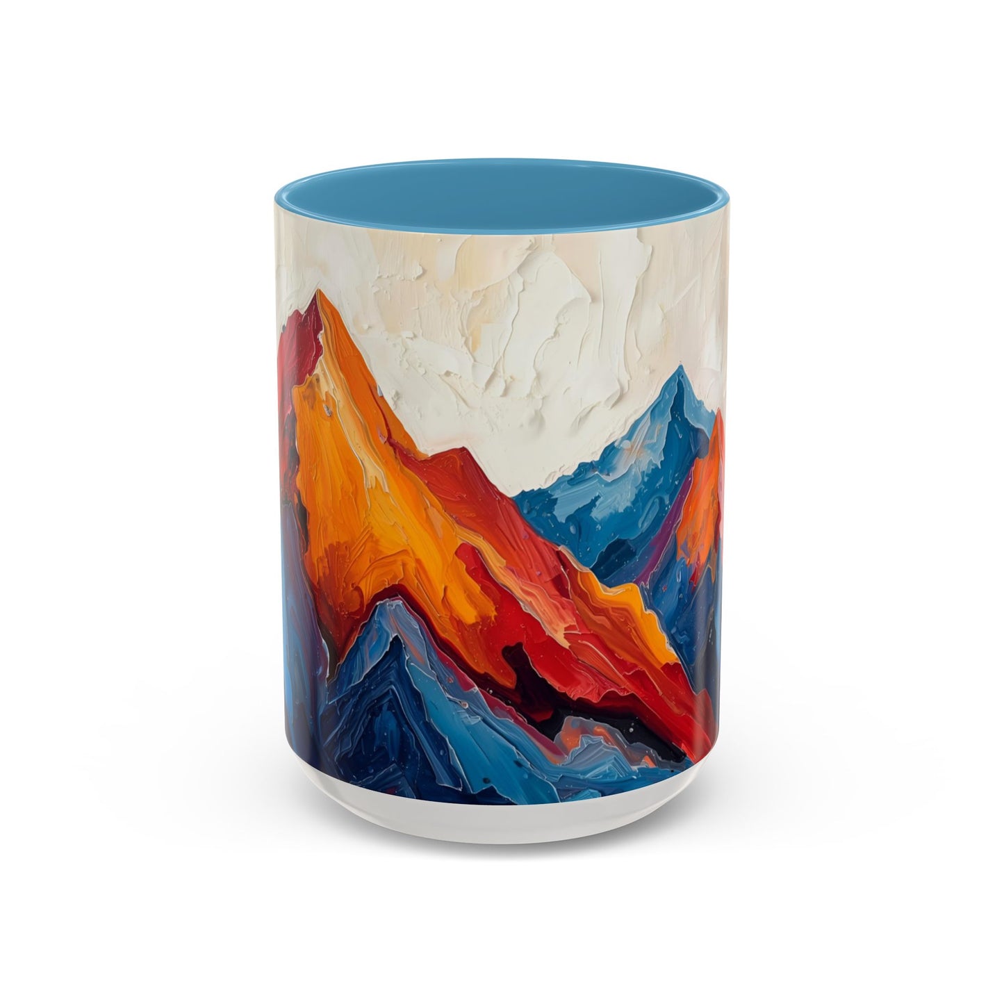 Vibrant Peaks | Modern Abstract Mug