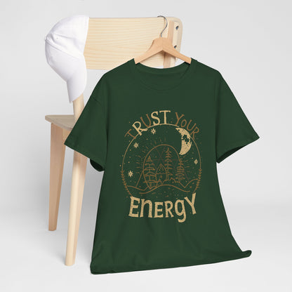 Trust Your Energy Women's Tee | Minimal Line Art