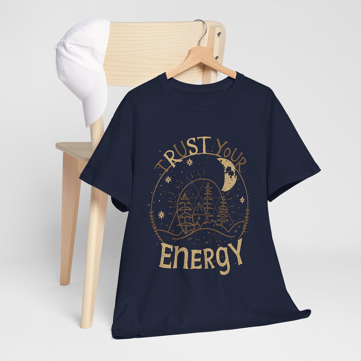 Trust Your Energy Women's Tee | Minimal Line Art