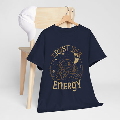 Trust Your Energy Women's Tee | Minimal Line Art