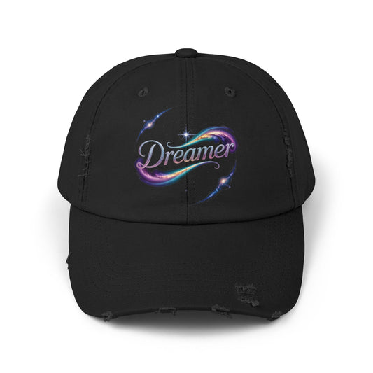 Dreamer Distressed Hat – Cosmic Gradient Flow
