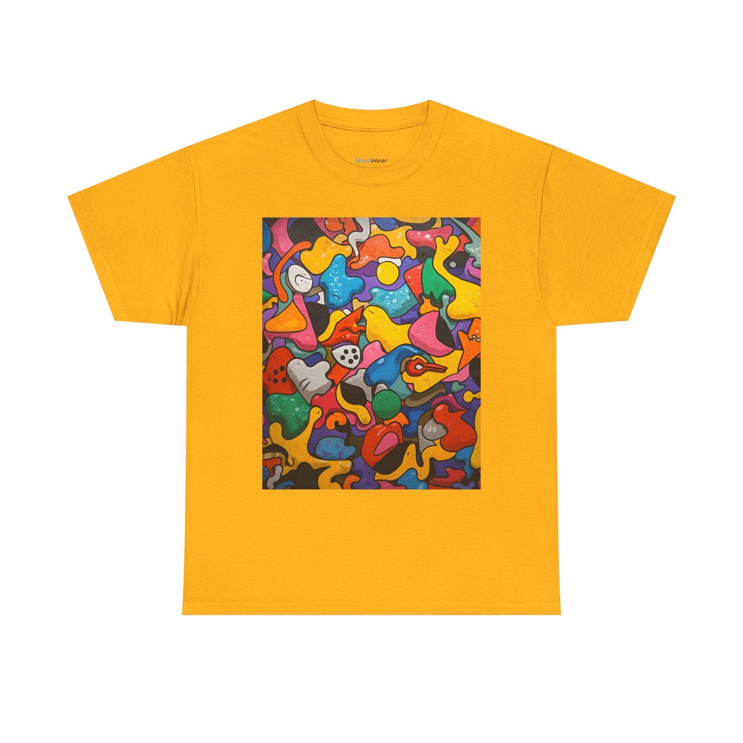 Vibrant Chaos | Abstract Art Tee (Essential Edition)