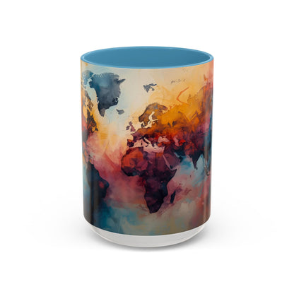 Worlds Within | Abstract Map Mug