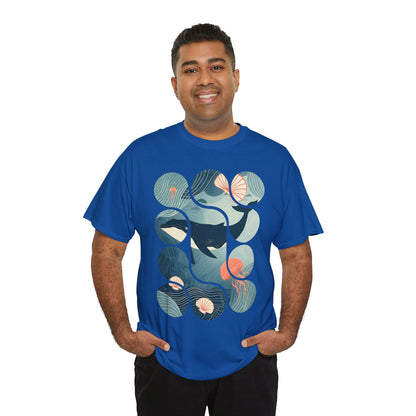 Ocean Harmony Tee – Minimal Marine Life