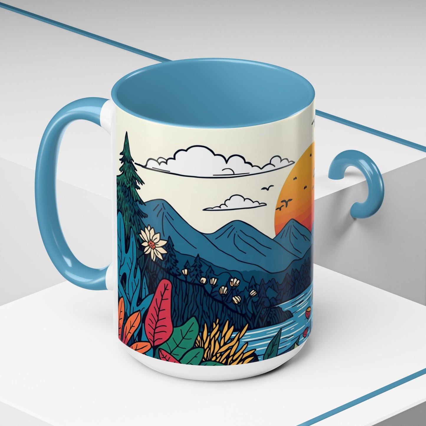 Golden Horizon | Nature Art Mug
