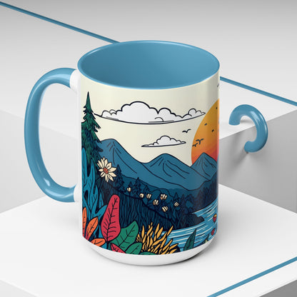 Golden Horizon | Nature Art Mug