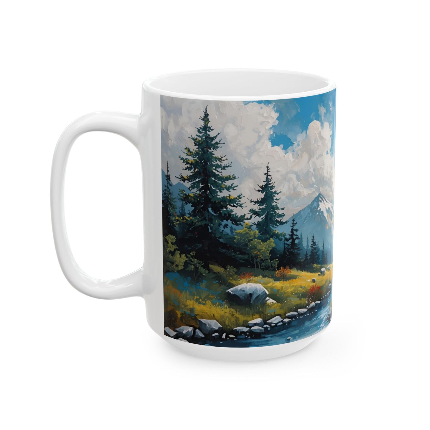 Alpine Tranquility | Nature Art Mug