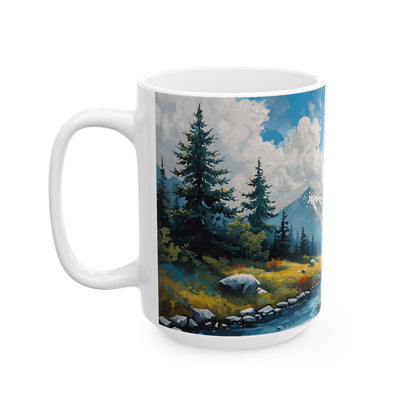 Alpine Tranquility | Nature Art Mug