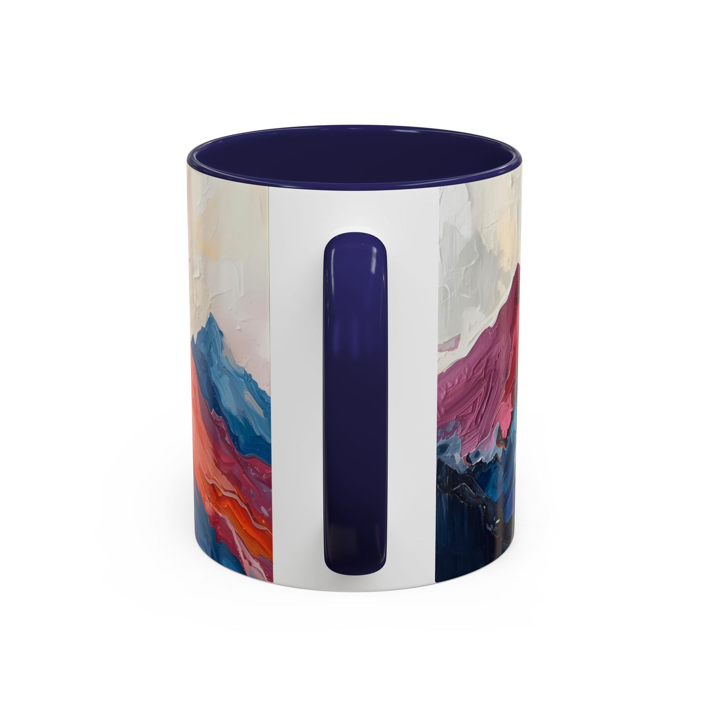 Vibrant Peaks | Modern Abstract Mug