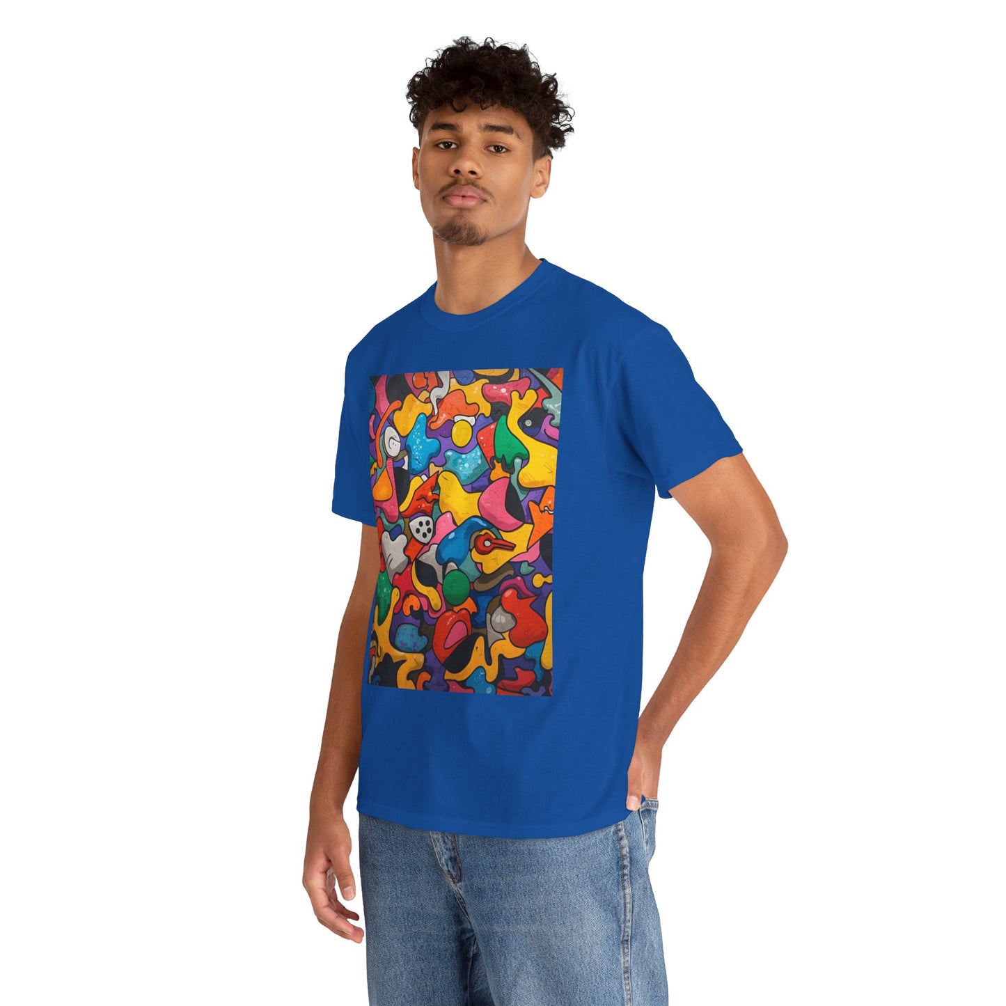 Vibrant Chaos | Abstract Art Tee (Essential Edition)