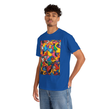 Vibrant Chaos | Abstract Art Tee (Essential Edition)