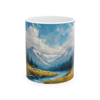 Alpine Tranquility | Nature Art Mug