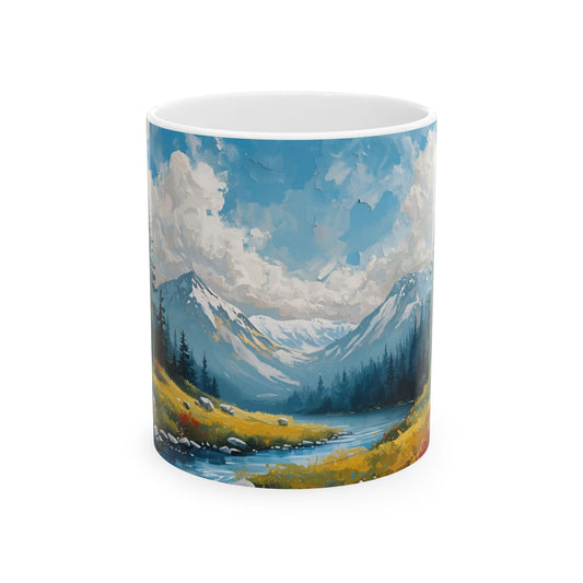 Alpine Tranquility | Nature Art Mug