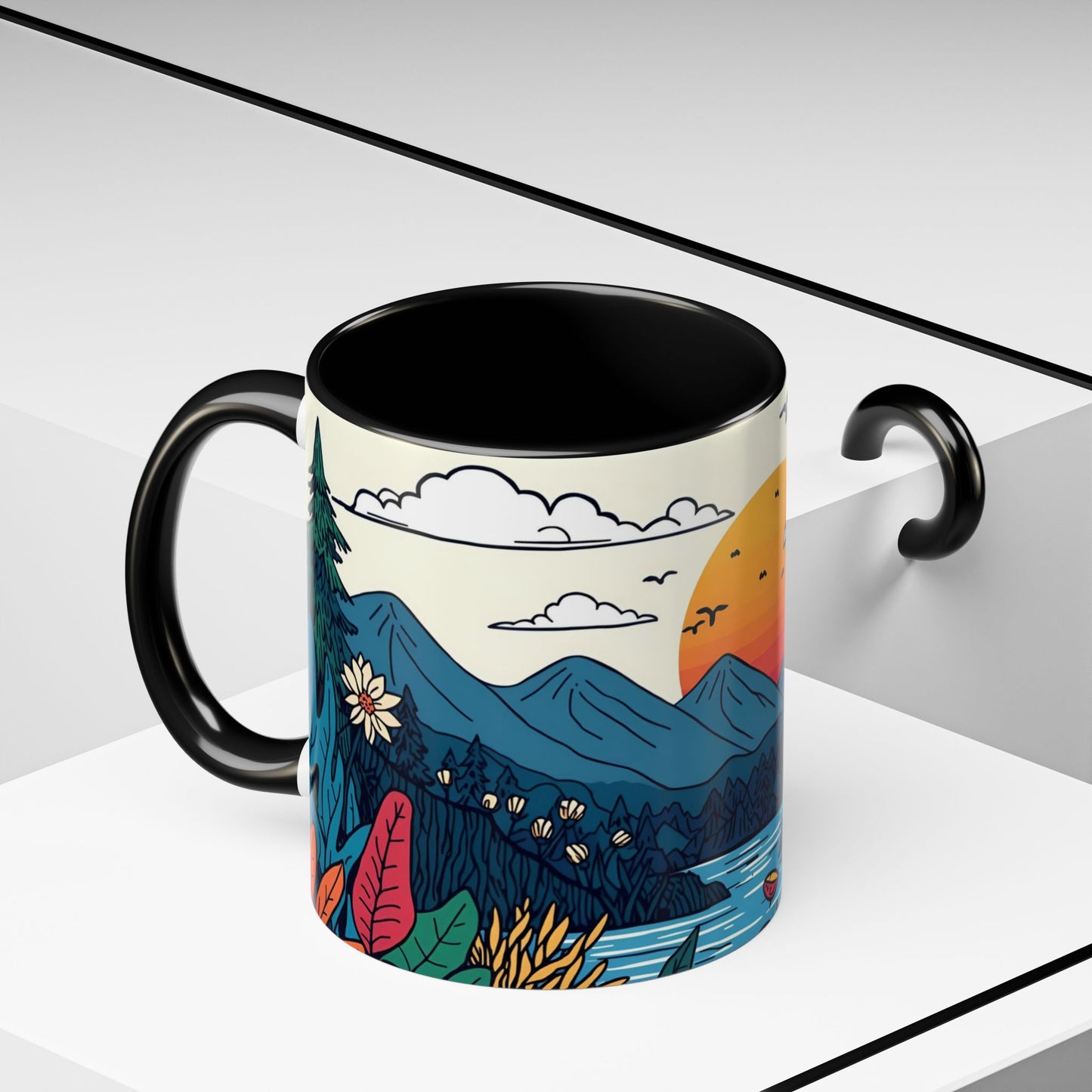 Golden Horizon | Nature Art Mug